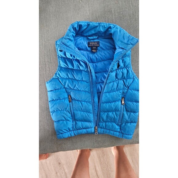 blue toddler Ralph Lauren puffer 2t - Picture 2 of 3